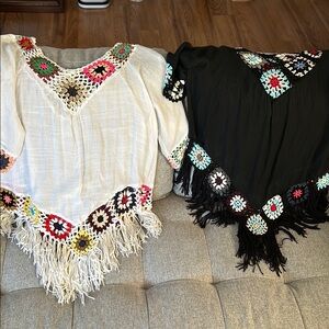 Two crochet blouses for $10